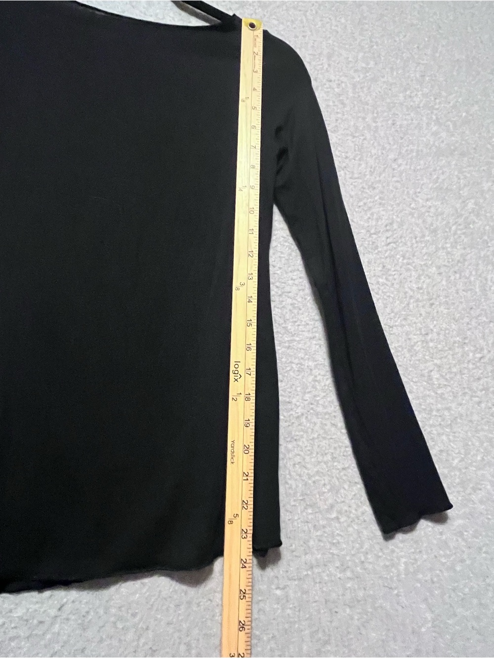 intimissimi Seamless Tee Cashmere Blend Baselayer Black Long Sleeve Stretch S - Picture 7 of 8